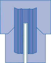 Sterile Cardiovascular Split Surgical Drape - 110" x 137" SMS Fabric with Reinforced Protection