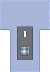 Medline Sterile Cystoscopy T-Drape - AAMI Level 4 Surgical Drape for Urological Procedures