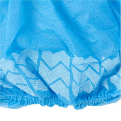 Non-Skid Shoe Covers Blue Regular - Spunbond Disposable Booties, Box of 100