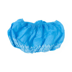 Non-Skid Shoe Covers Blue Regular - Spunbond Disposable Booties, Box of 100