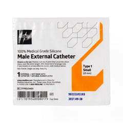 Medline Exo-Cath Type 1 Super Soft Silicone Male External Catheters - Self-Adhering Urinary Incontinence Solution