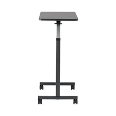 Medical Overbed Table - Height Adjustable Hospital Bedside Table with Tilting Top & Locking Casters
