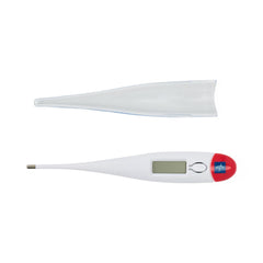 Professional 30-Second Digital Rectal Thermometer with LCD Display & 20 Probe Covers - Clinical Grade