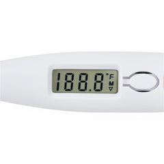 Professional 30-Second Digital Rectal Thermometer with LCD Display & 20 Probe Covers - Clinical Grade