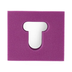 Medline Disposable Foam Head Positioner 4.5" High, 9"x8" Base - Raspberry (Case of 24)
