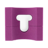 Medline Disposable Foam Head Positioner 4.5" High, 9"x8" Base - Raspberry (Case of 24)
