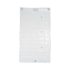 Medline Full-Size C-Arm Surgical Drape - Disposable Clear Poly Film with Adhesive Straps - Case of 20 (41" x 74")