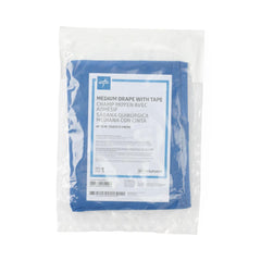 Professional Sterile Medium Drape with Adhesive Tape - 40 x 70 Inch Surgical Drape (Case of 50)