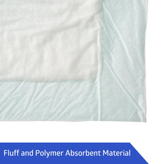 Deluxe Polymer-Filled Underpads - 30x36 Inch Disposable Bed Pads for Superior Moisture Protection