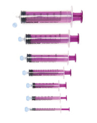 Medline Sterile Clear Oral Syringes - Accurate Liquid Medication Delivery with Self-Righting Cap