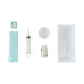 Medline Sterile Irrigation Tray with Piston Syringe - Complete Medical Irrigation Kit