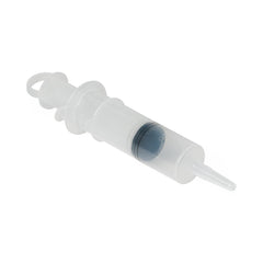 Medline 60mL Piston Irrigation Syringe with Luer Adapter - ENT6006M Feeding Syringe for Enteral Tube Administration