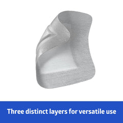 Bordered Island Wound Dressing - 4-Layer Composite Adhesive Bandage for Advanced Wound Care