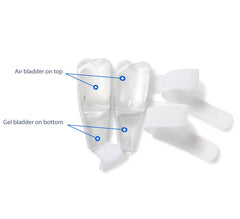 Air and Gel Stirrup Ankle Splint - Adjustable Compression Support Brace for Ankle Injuries and Edema Relief