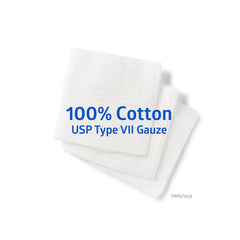 Medline Woven Sterile USP Type VII Gauze Sponges - Premium Cotton Wound Dressing (Multiple Sizes & Ply Options)