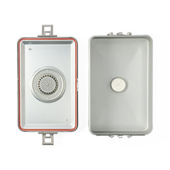 Medline Steriset 3-Quarter Sterilization Container with Condensate Drain and Aluminum Lid - Anodized Construction for Medical Instrument Sterilization