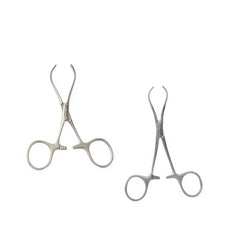 Medline Lorna Nonperforating Towel Forceps - 3.88 Inch Surgical Instrument