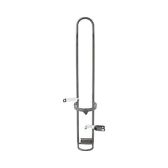 Wheelchair Oxygen Holder and IV Pole Combo Unit - 74 Inch Steel Medical Equipment Attachment