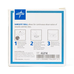 SureSite Transparent Film Dressing Roll - Waterproof Wound Care & IV Site Protection