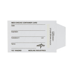 Medline Surgical Instrument Sterilization Process Indicator Cards - Box of 1000 | WAGIND