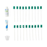 Medline Swab System Extended Care Oral Care Kit - Complete 20-Piece Set