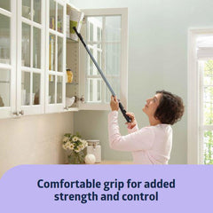 Reach, Grab & Go Kit for Caregivers - 3-in-1 Mobility Aid Set with Folding Cane, Reacher & Shoehorn