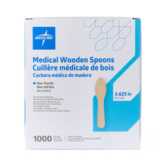 Wooden Medical Spoon, 3 5/8" - Premium Disposable Medication Dispensing Tool (Box of 1000)