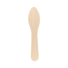 Wooden Medical Spoon, 3 5/8" - Premium Disposable Medication Dispensing Tool (Box of 1000)