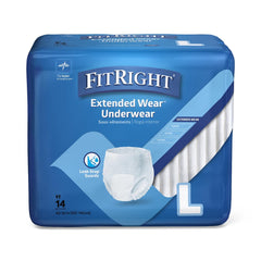 FitRight Extended Wear Overnight Adult Underwear - Maximum Absorbency Incontinence Protection