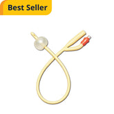 Medline 2-Way Silicone-Elastomer Coated Latex Foley Catheter - Premium Medical Grade Urinary Drainage System