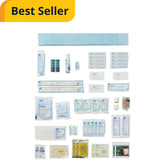 Sterile Suture Removal Kit - Professional Medical Grade with Littauer Scissors, Forceps & Gauze