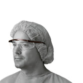 Medline Clear Safety Glasses with Black Frame - NON24774 | ANSI Certified Eye Protection