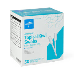 Nasal Antiseptic Swabs - 62% Ethyl Alcohol Decolonization Swabs with Kiwi-Blossom Scent