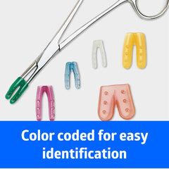 Medline Duo Vented Instrument Guard - Steam Sterilization Tip Protectors with Color Coding