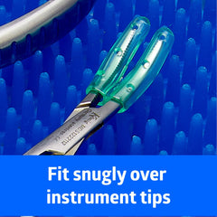 Medline Duo Vented Instrument Guard - Steam Sterilization Tip Protectors with Color Coding