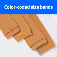 Medline Protective Arm Sleeves - Medical Grade Skin Protection with Color-Coded Sizing
