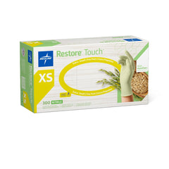 Medline Restore Touch Nitrile Exam Gloves with MaxOat+ Colloidal Oatmeal - Chemo Tested