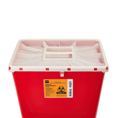Large PG-II Medical Waste and Sharps Container - DOT Compliant, Puncture-Resistant with Locking Lid