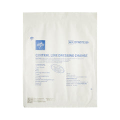 Medline Central Line Dressing Change Tray with CHG and ChloraPrep - Sterile Medical Procedure Kit