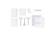 Medline Standard Laceration Tray - Complete Sterile Wound Repair Kit with Instruments (Case of 20)