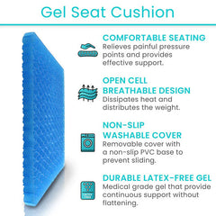 Honeycomb Gel Seat Cushions - Cars, Office & Wheelchairs