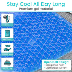 Honeycomb Gel Seat Cushions - Cars, Office & Wheelchairs