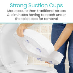 Cushioned Toilet Seat Riser