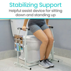 Stand Alone Toilet Rail - Lightweight & Portable