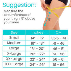 Compression Knee Sleeve with straps