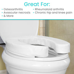 Cushioned Toilet Seat Riser