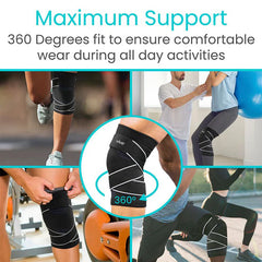 Compression Knee Sleeve with straps