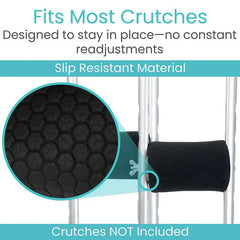Fleece Crutch Pads with Hand Grips