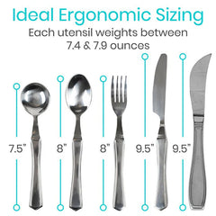 Weighted Utensil Set