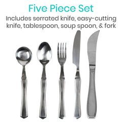 Weighted Utensil Set